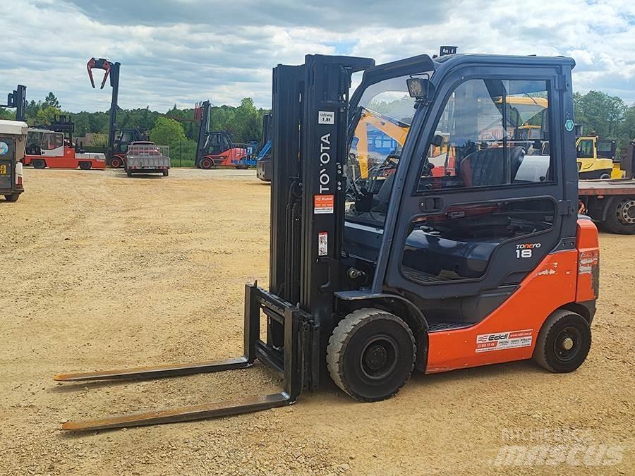 Toyota 02-8FGF18 LPG trucks