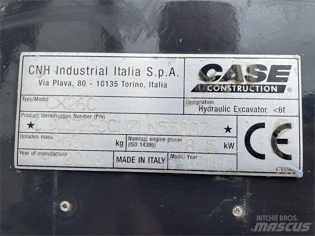 CASE CX26C Wheeled excavators