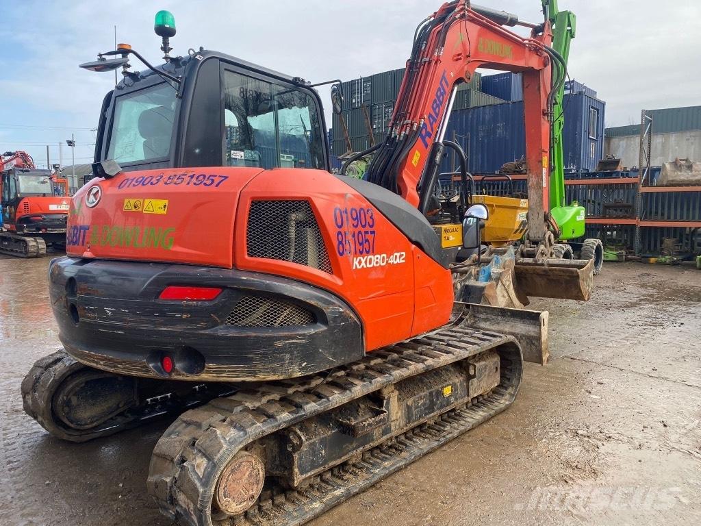 Kubota KX 080-4 Midi excavators  7t - 12t