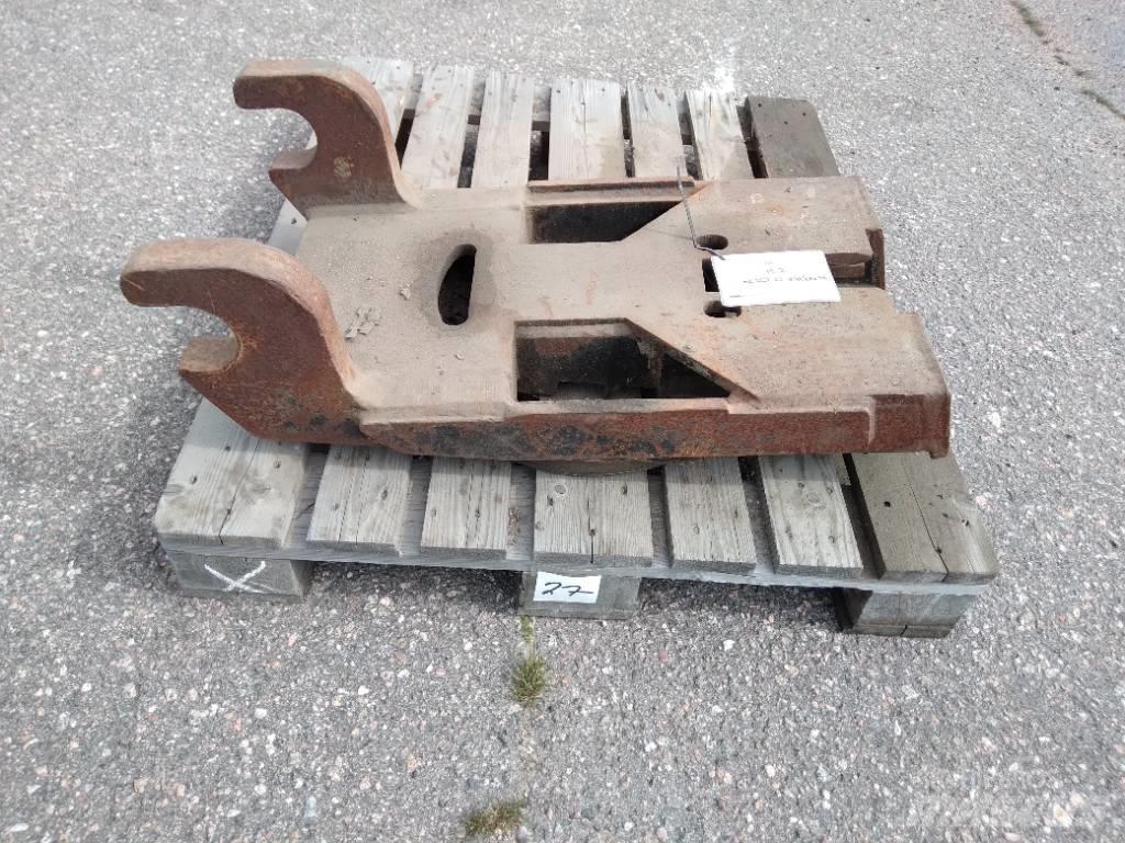 Engcon varaosia Rotators