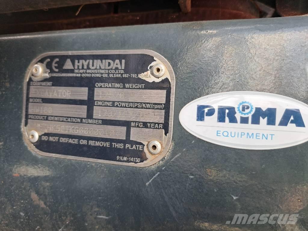 Hyundai HW 160 Wheeled excavators