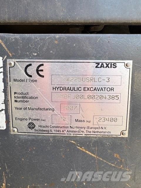 Hitachi ZX 225 Crawler excavators