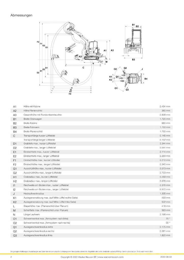 Wacker Neuson ET 42 Crawler excavators