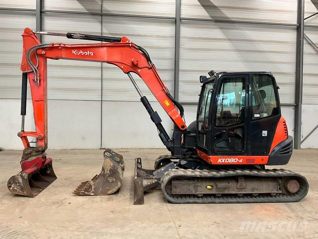 Kubota KX 080-4 Midi excavators  7t - 12t