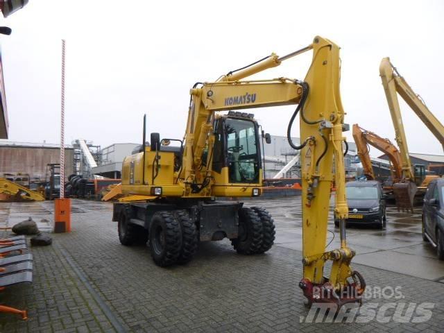 Komatsu PW 140-7 Wheeled excavators