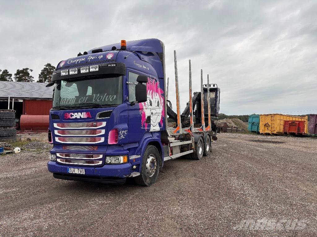 Scania 560. 6x4 Timber trucks