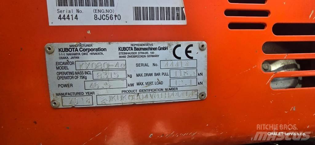 Kubota KX 80-4 Midi excavators  7t - 12t