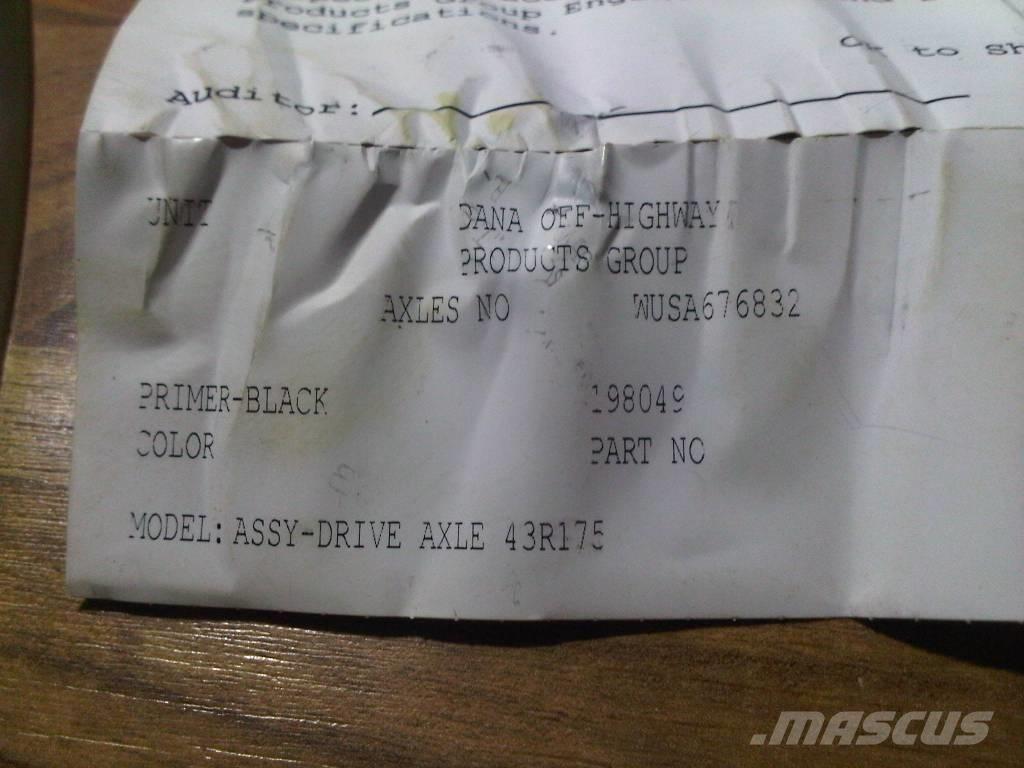  Dana Spicer 43R175 Axles