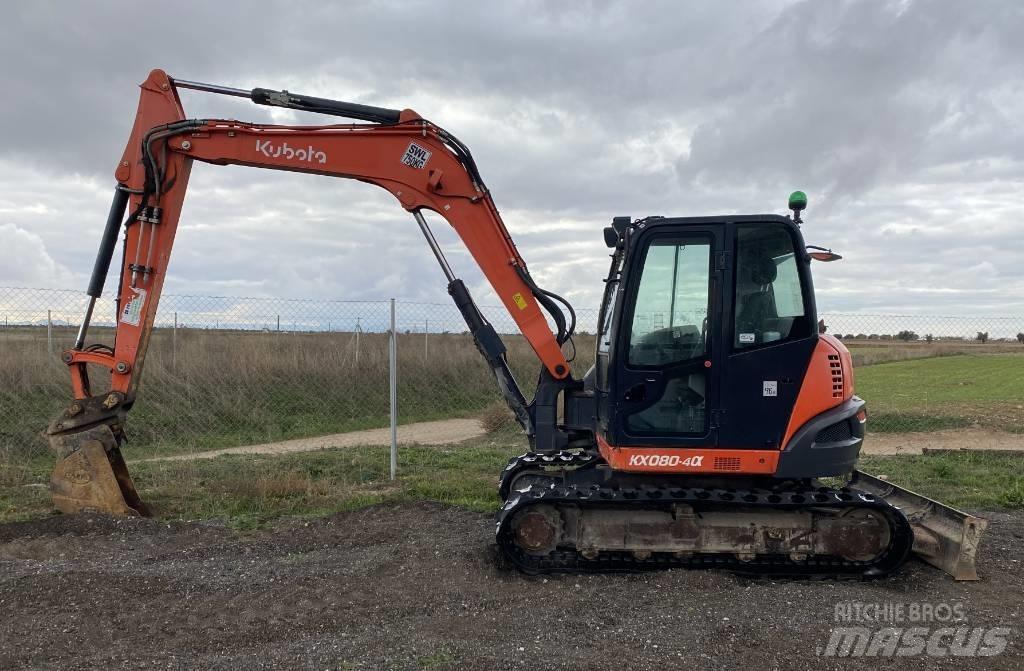 Kubota KX 080-4 Midi excavators  7t - 12t