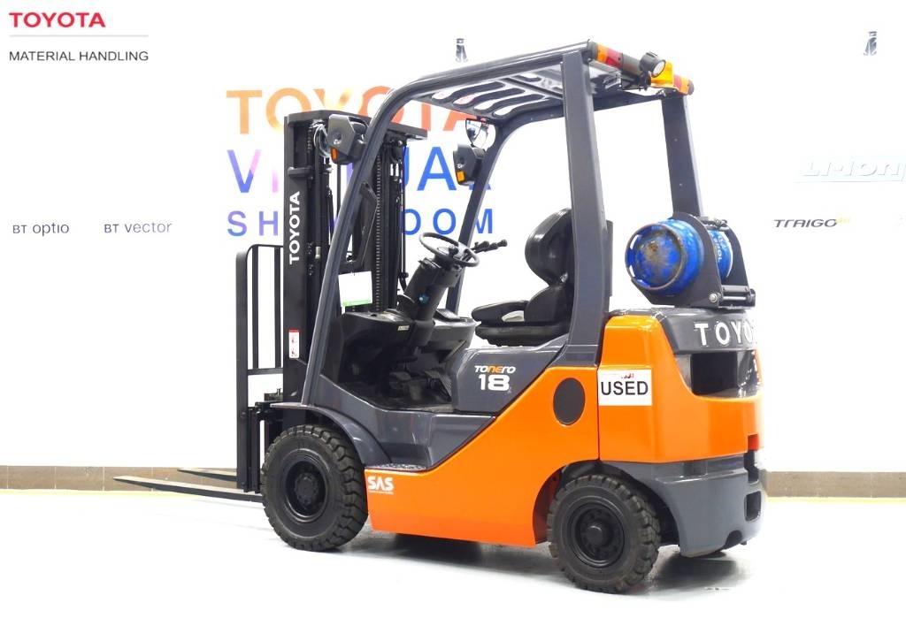 Toyota 02-8FGF18 LPG trucks