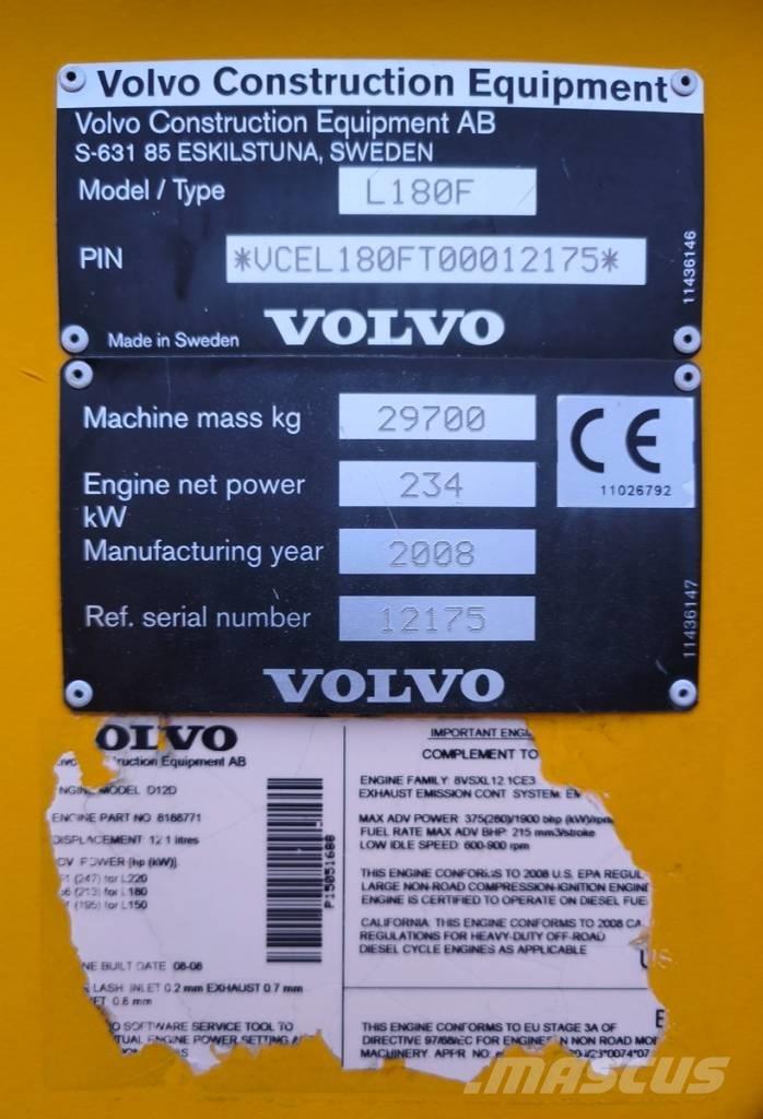 Volvo L 180 F Wheel loaders