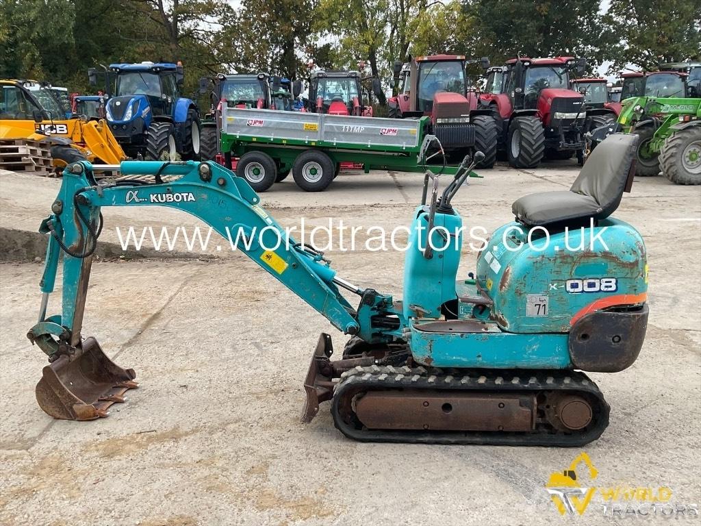 Kubota K 008 Mini excavators < 7t (Mini diggers)