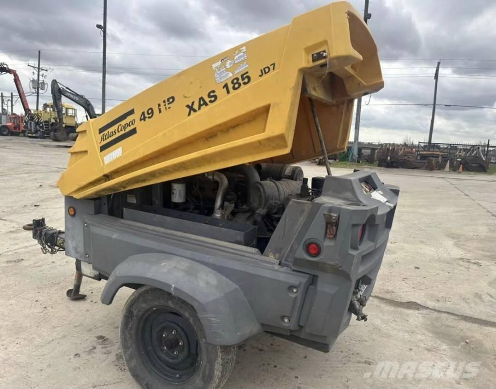 Atlas Copco 185 CFM Compressors