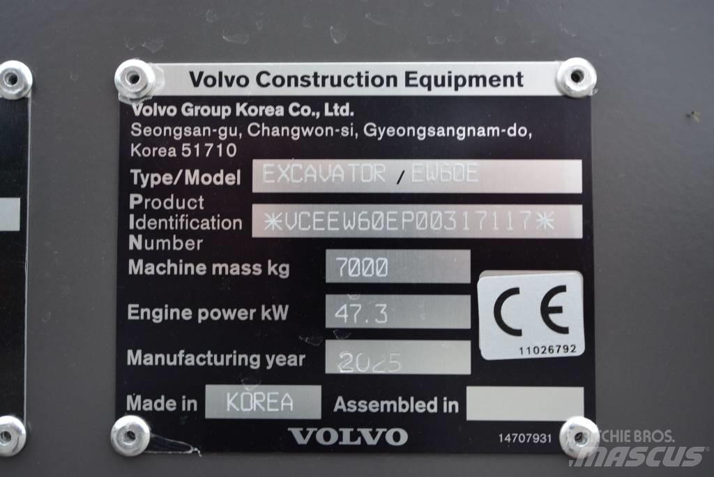 Volvo EW 60 E Mini excavators < 7t (Mini diggers)