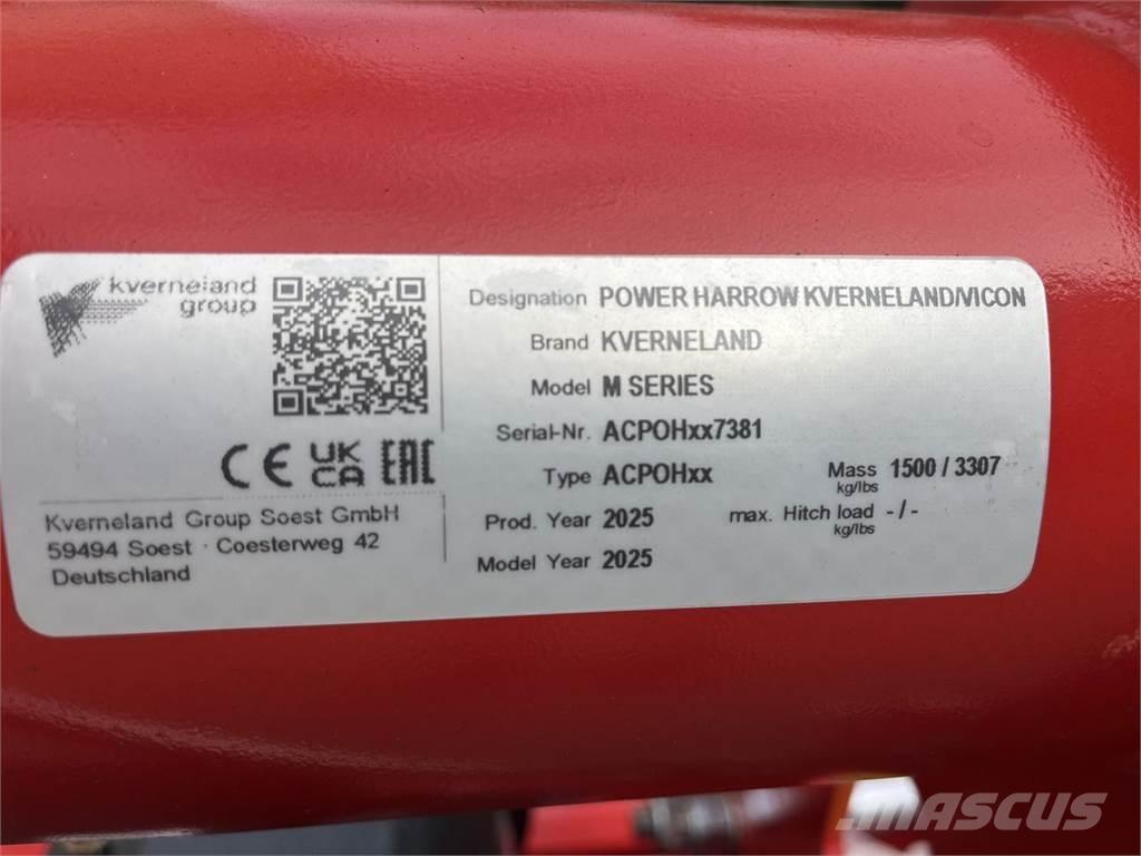 Kverneland M serie Power harrows and rototillers