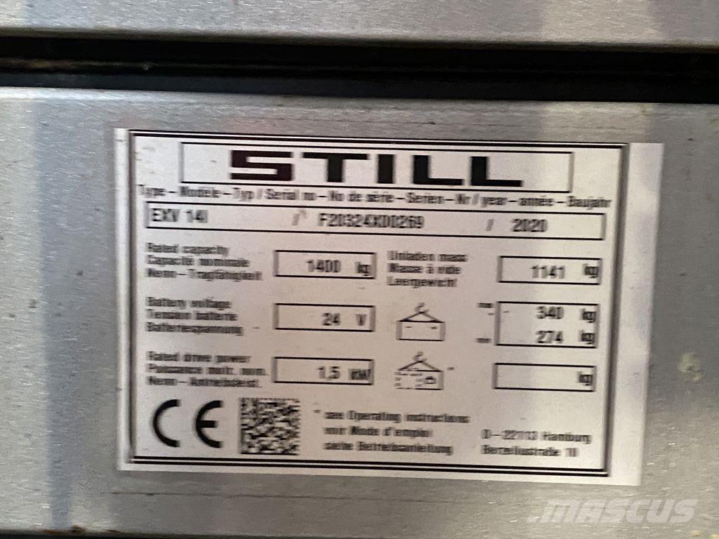 Still EXV14I Pedestrian stacker