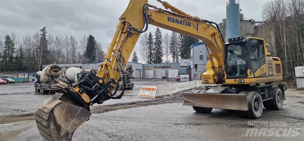 Komatsu PW180-11 Wheeled excavators
