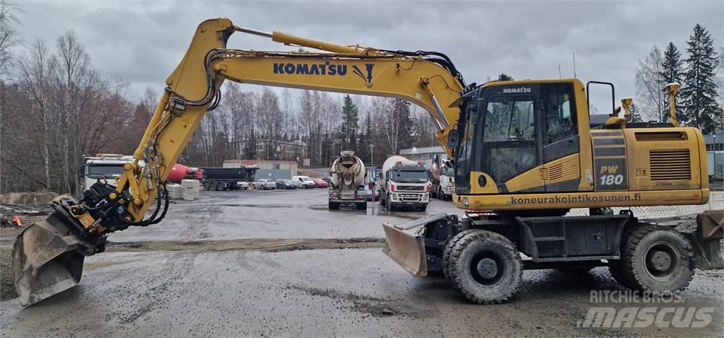 Komatsu PW180-11 Wheeled excavators