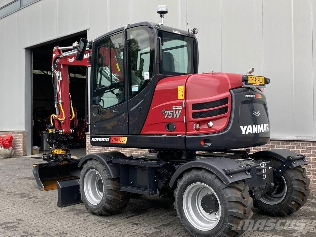 Yanmar B75W Wheeled excavators