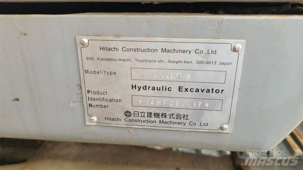 Hitachi EX 200-5 Crawler excavators