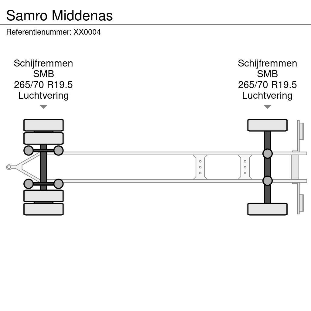 Samro Middenas Flatbed/Dropside trailers