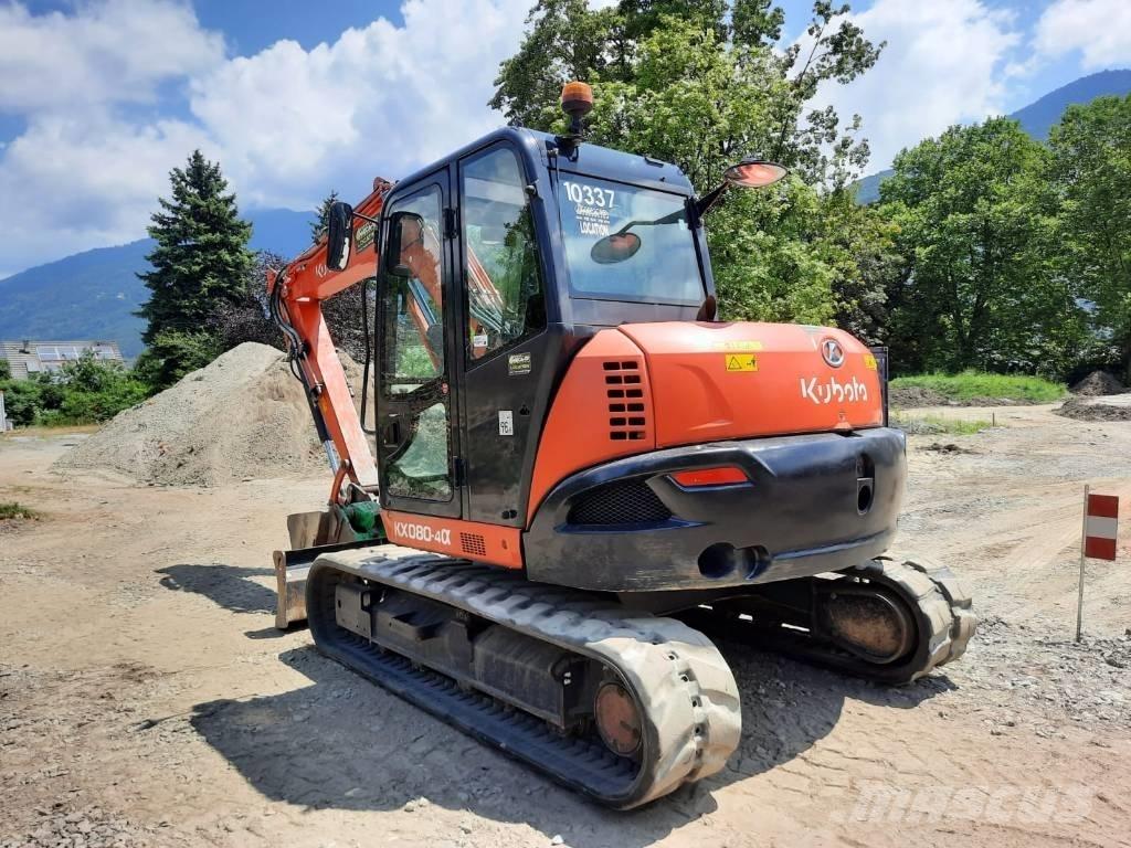 Kubota KX 080-4 Midi excavators  7t - 12t