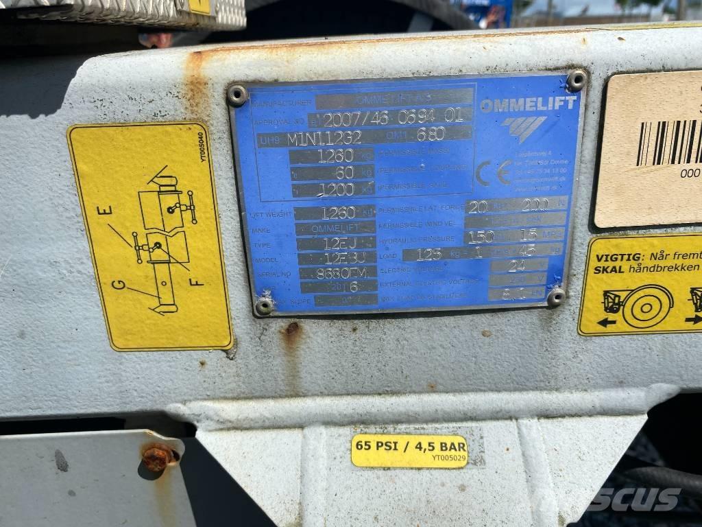 Omme Mini 12 EBJ Trailer mounted aerial platforms