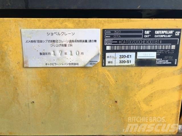 CAT 320-07A Crawler excavators
