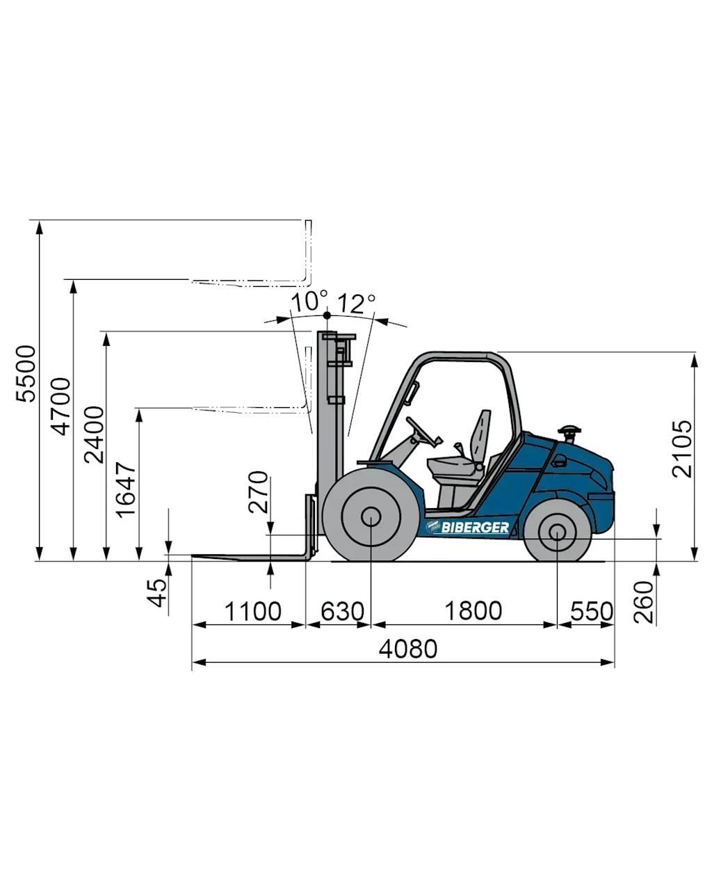 Manitou MSI 30 Diesel trucks