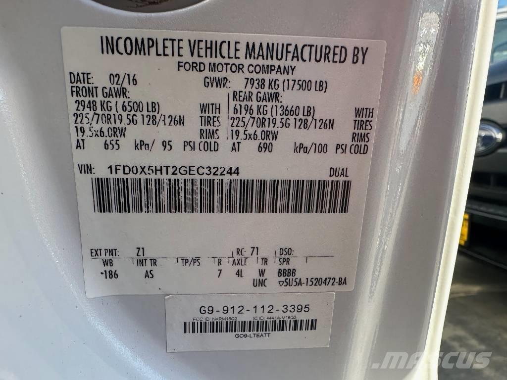 Ford F 550 S.D. Tipper trucks