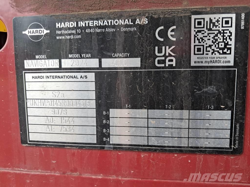 Hardi Navigator 40i Trailed sprayers