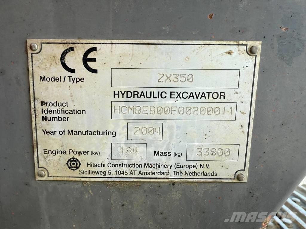 Hitachi ZX 350 Crawler excavators