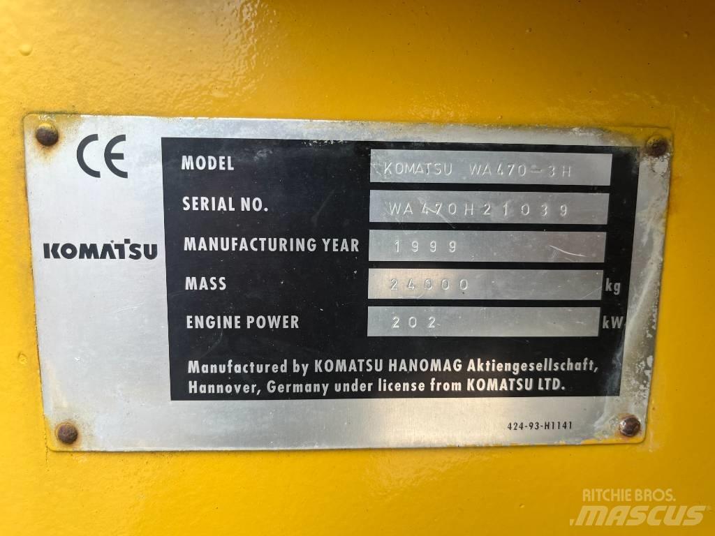Komatsu WA 470-3H Wheel loaders