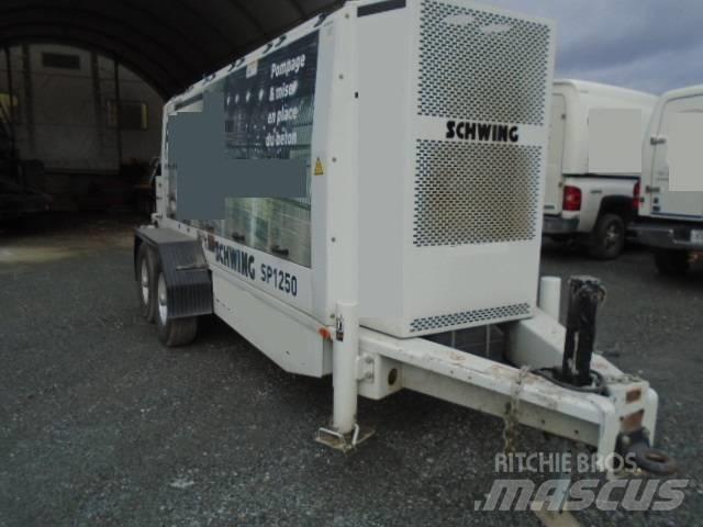 Schwing SP 1250 Concrete pump trucks