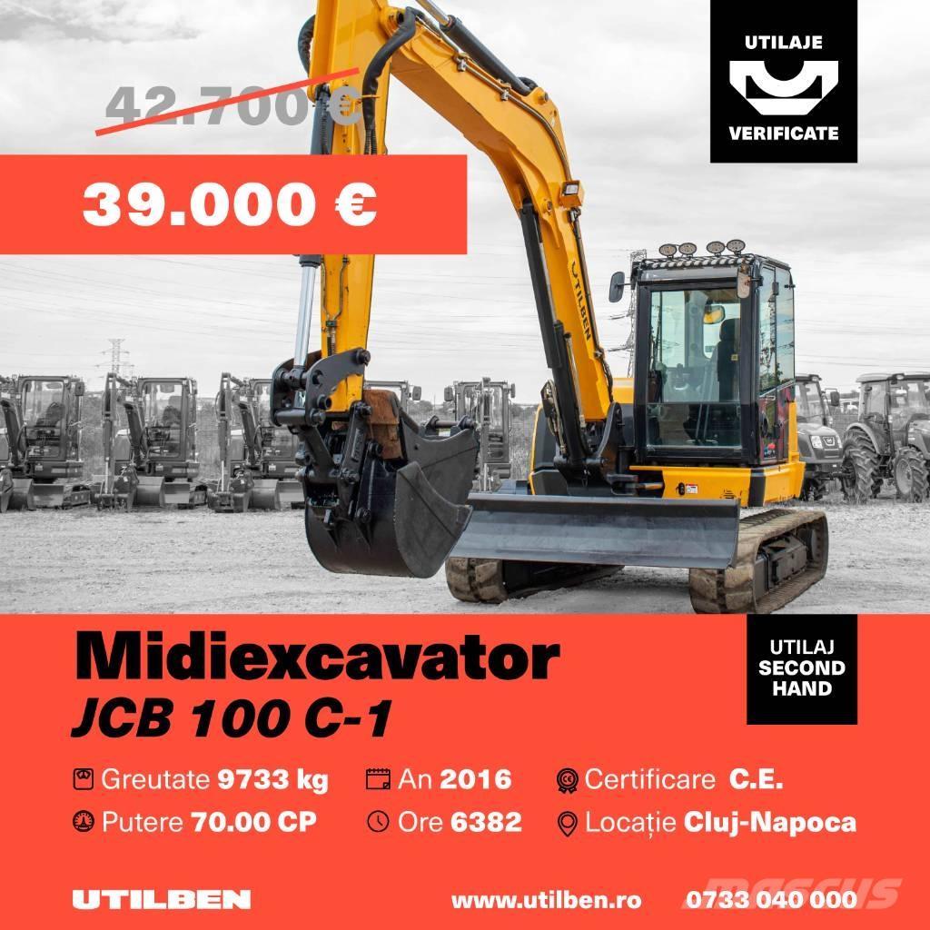 JCB 100 C-1 Midi excavators  7t - 12t