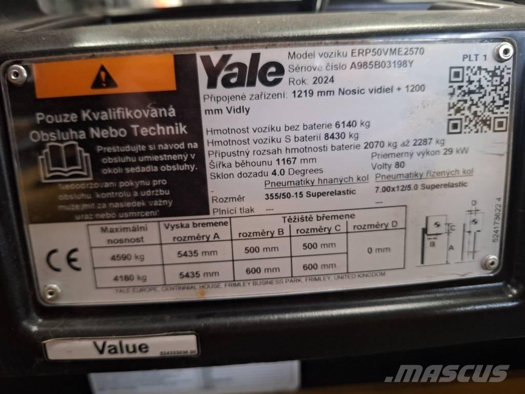 Yale ERP 50 VM Electric forklift trucks