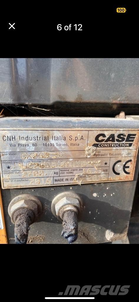 CASE CX 26 B ZTS Mini excavators < 7t (Mini diggers)