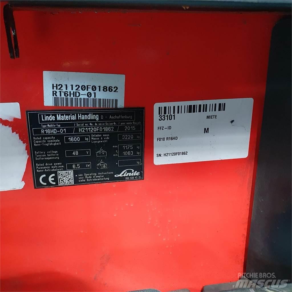 Linde R16HD Reach trucks