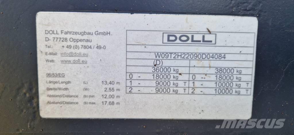 Doll T2H Low loader-semi-trailers