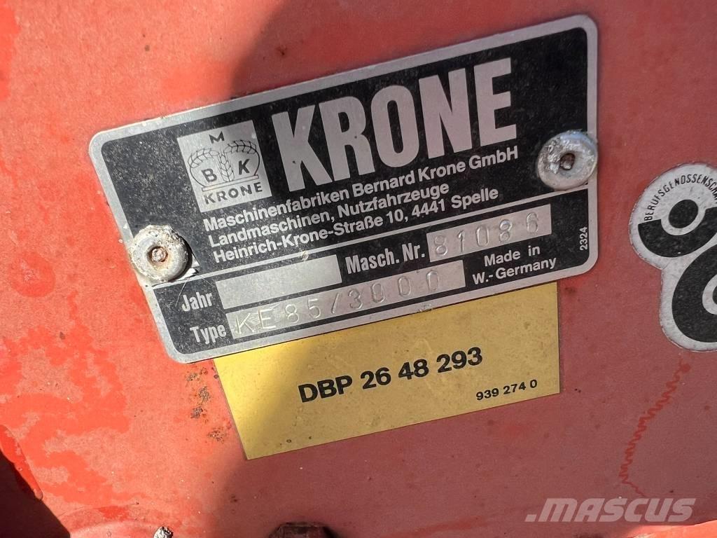 Krone KE85/3000 Power harrows and rototillers