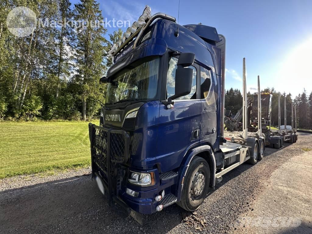 Scania R 650 Timber trucks