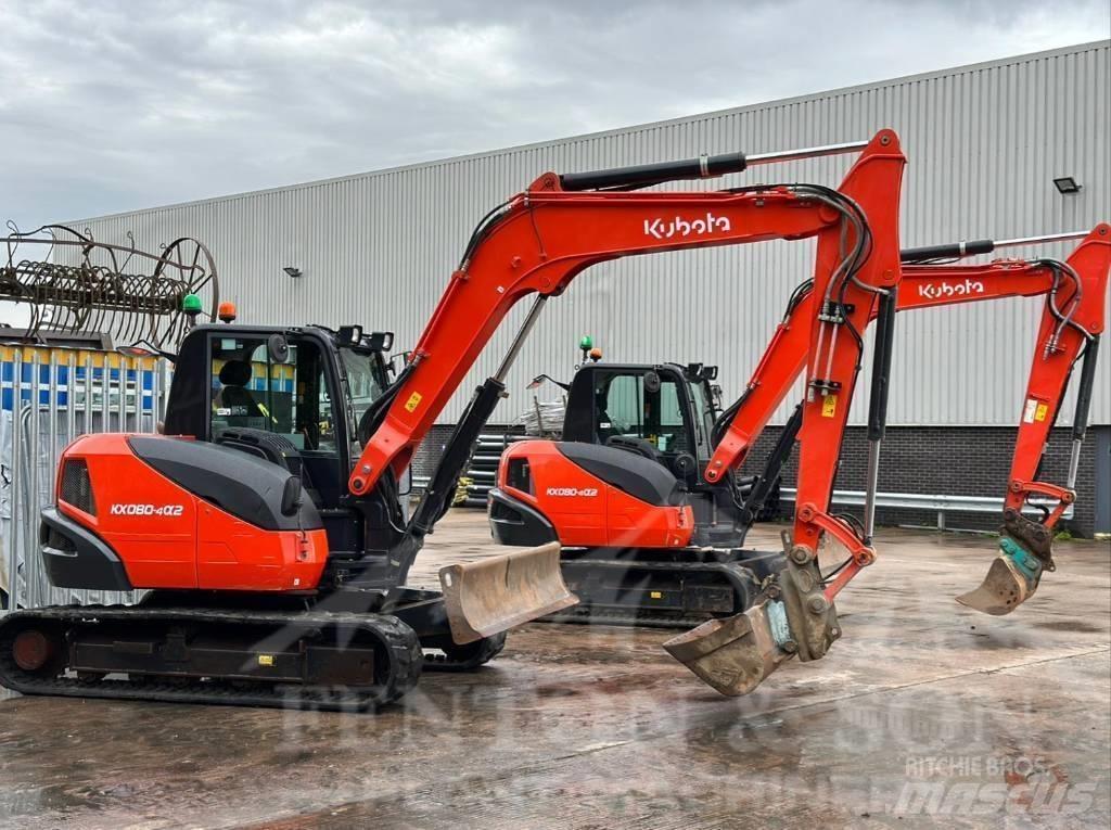 Kubota KX 080-4 Midi excavators  7t - 12t