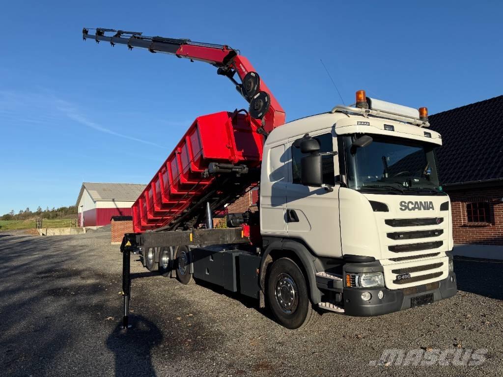 Scania G490 8x2 Cable lift demountable trucks