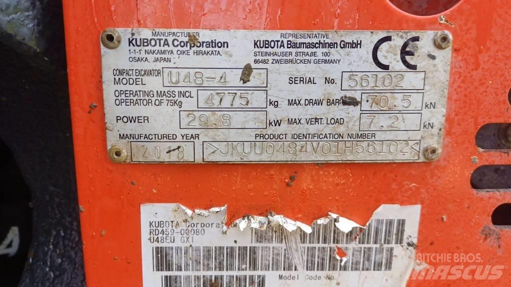 Kubota U 48-4 Mini excavators < 7t (Mini diggers)