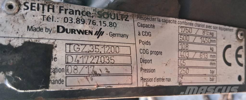 Mitsubishi FB 35 N Electric forklift trucks