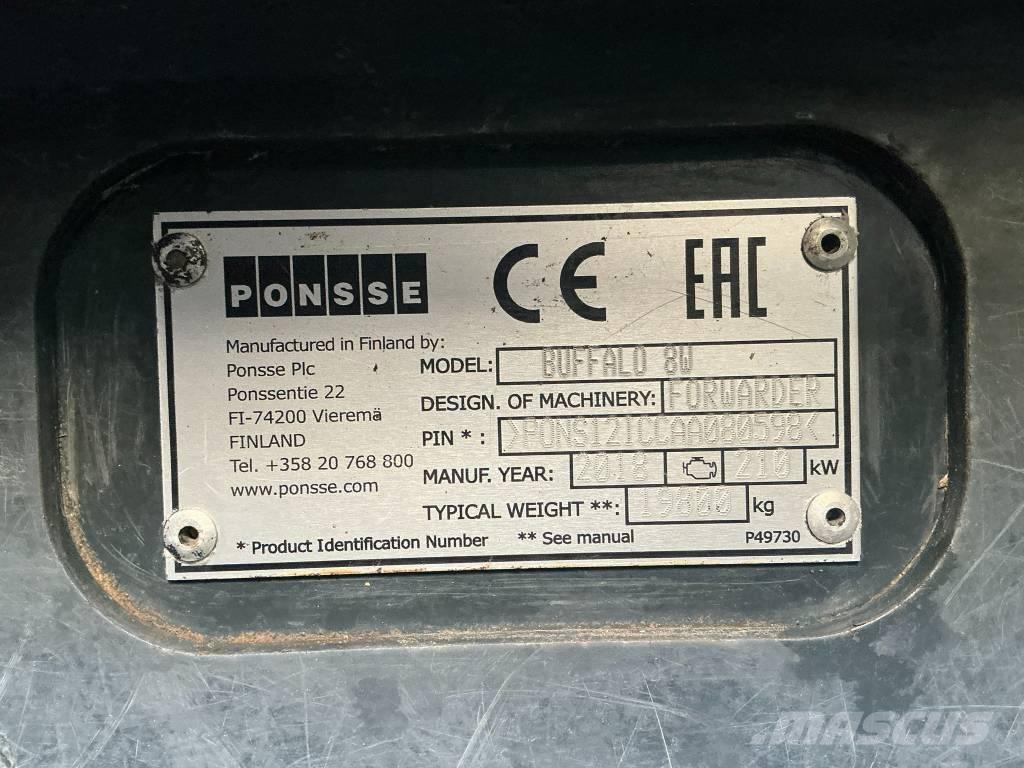 Ponsse Buffalo Forwarders