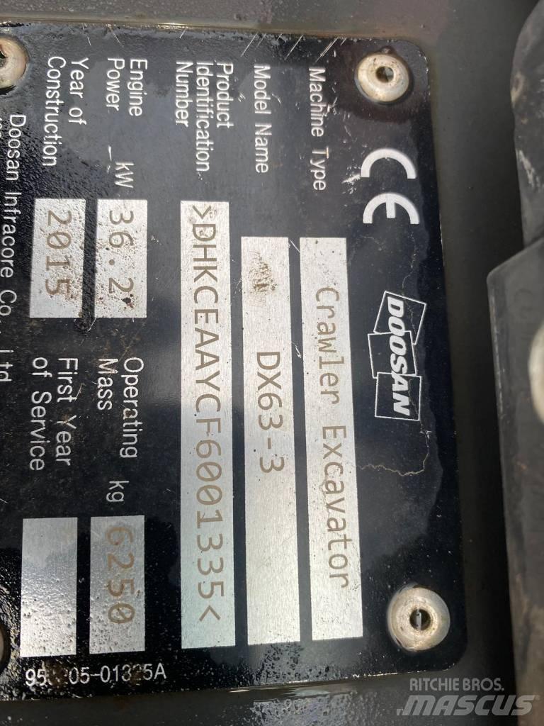 Doosan DX 63-3 Mini excavators < 7t (Mini diggers)