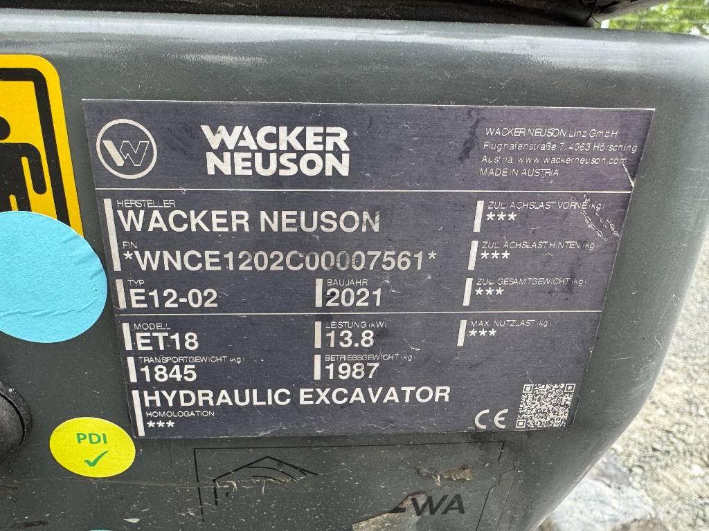 Wacker Neuson ET18 Crawler excavators