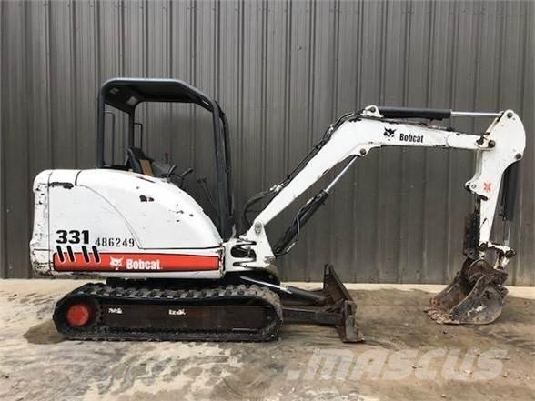 Bobcat 331G Mini excavators < 7t (Mini diggers)