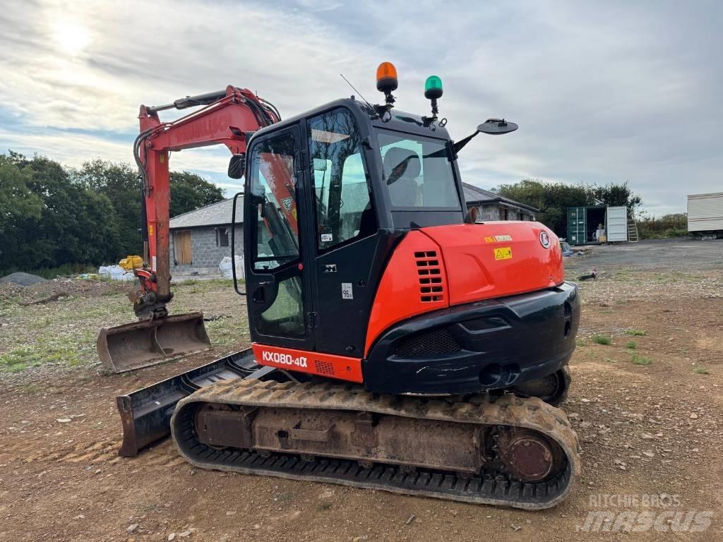 Kubota KX 080-4 Midi excavators  7t - 12t